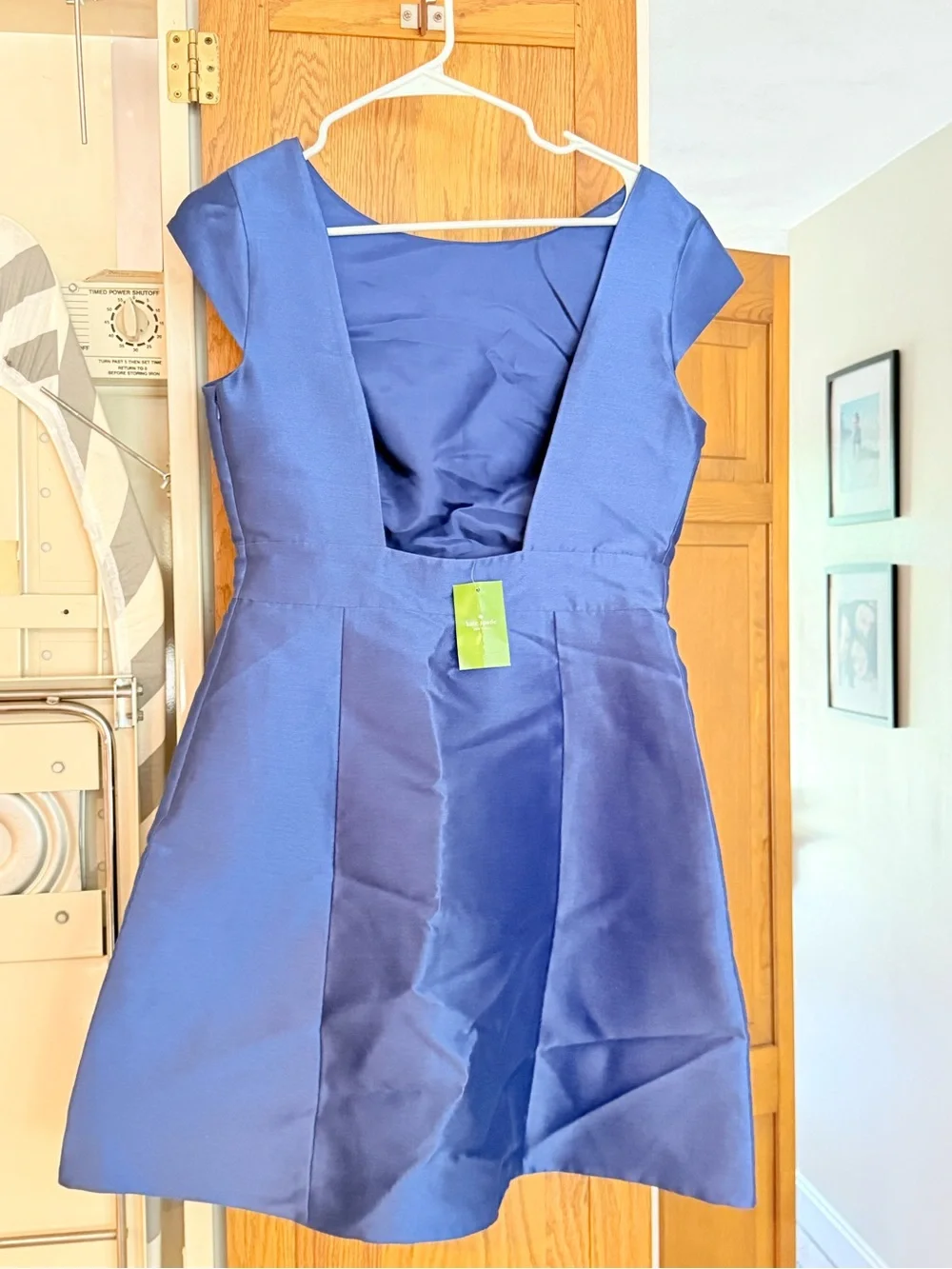 kate spade Deep Blue Scoop-Neck Mini Dress